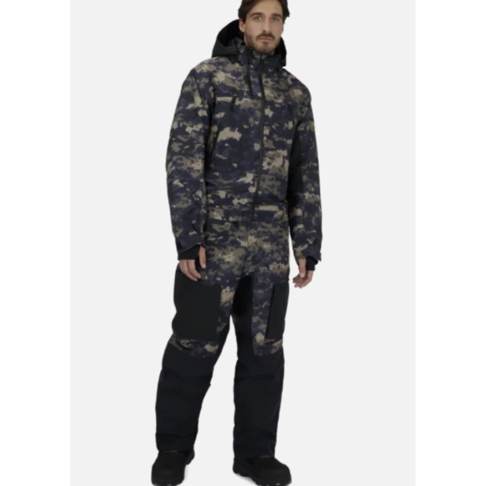 Ski-Doo Snowmobile 440932 Men's BC Kona One-Piece Suit Medium BlackCamo NWT $839